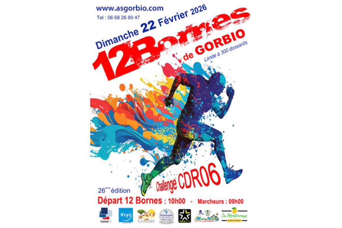 12 Bornes de Gorbio Logo
