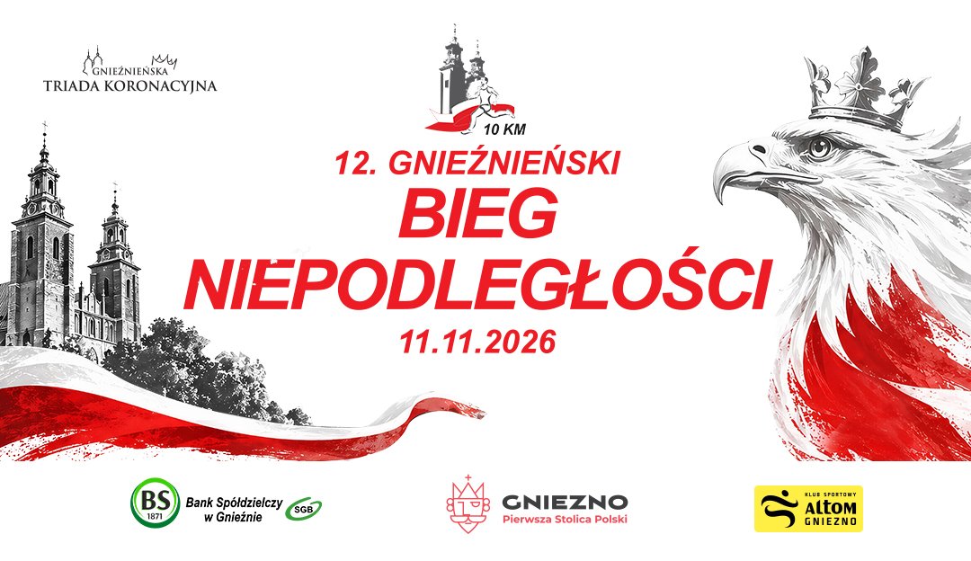 12. Gnieźnieński Bieg Niepodległości Logo