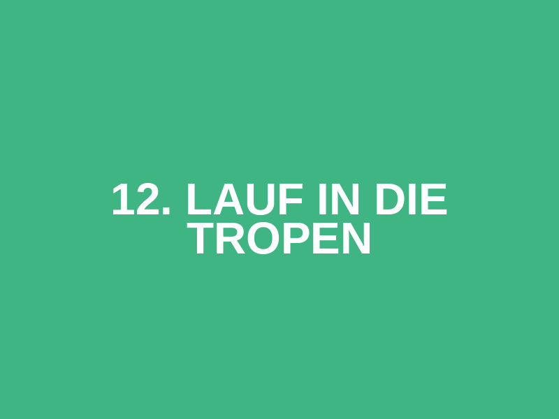 12. Lauf in die Tropen