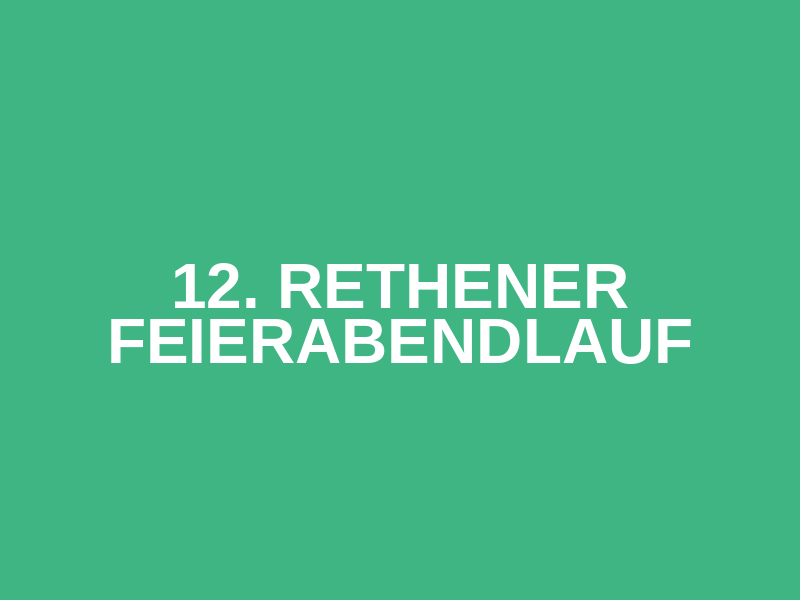 12. Rethener Feierabendlauf Logo