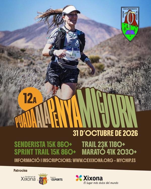 12a  Pujada a la Penya Migjorn, Xixona Logo
