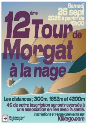 12ème Tour de Morgat à la Nage Logo