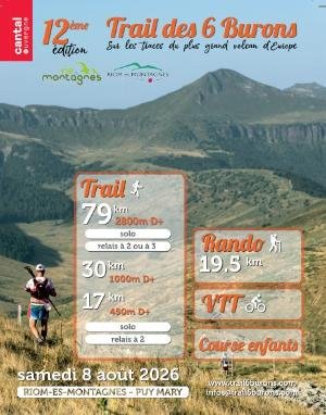 12ème Trail des 6 Burons Logo