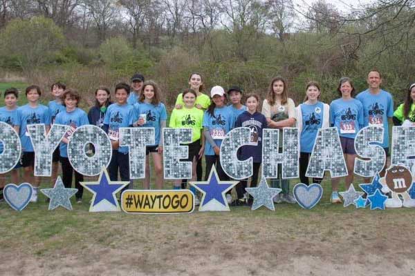 12th Annual Broad Rock Middle School Coyote Chase 5k & Fun Run! Logo