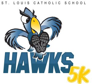 13th Annual St Louis Hawks 5K and Fun Run Logo