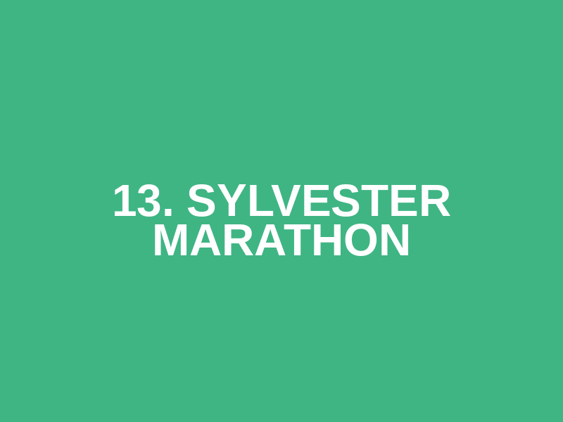 13. Sylvester Marathon Logo