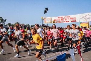 13th Annual Nolan Weber Believers 5K and 1 Mile Fun Run Walk Logo