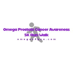 13th Annual Omega Prostate Cancer Awareness 5K Run/Walk Logo