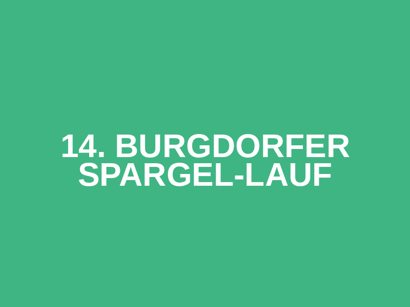 14. Burgdorfer Spargel-Lauf Logo