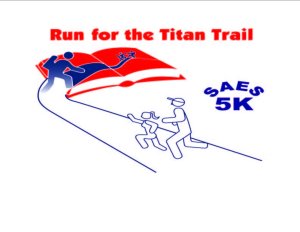 14th Annual Run for the Titan Trail 5K Run/1 Mile Walk/Tot Run Logo