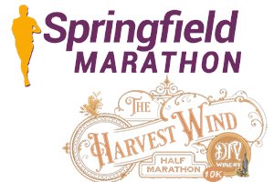 14th Annual Springfield Marathon & Harvest Wind Half Marathon & 10K Logo