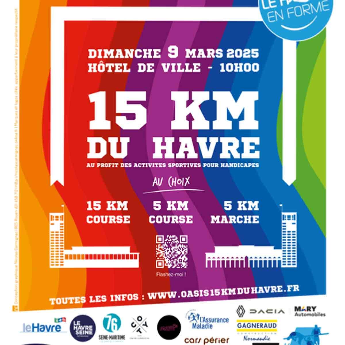 15 km du Havre Logo