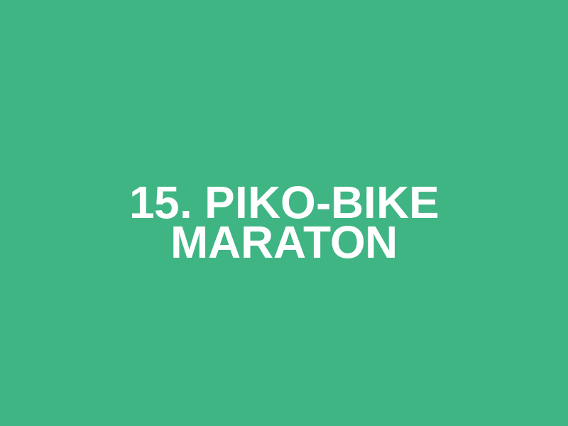 15. PIKO-BIKE MARATON Logo