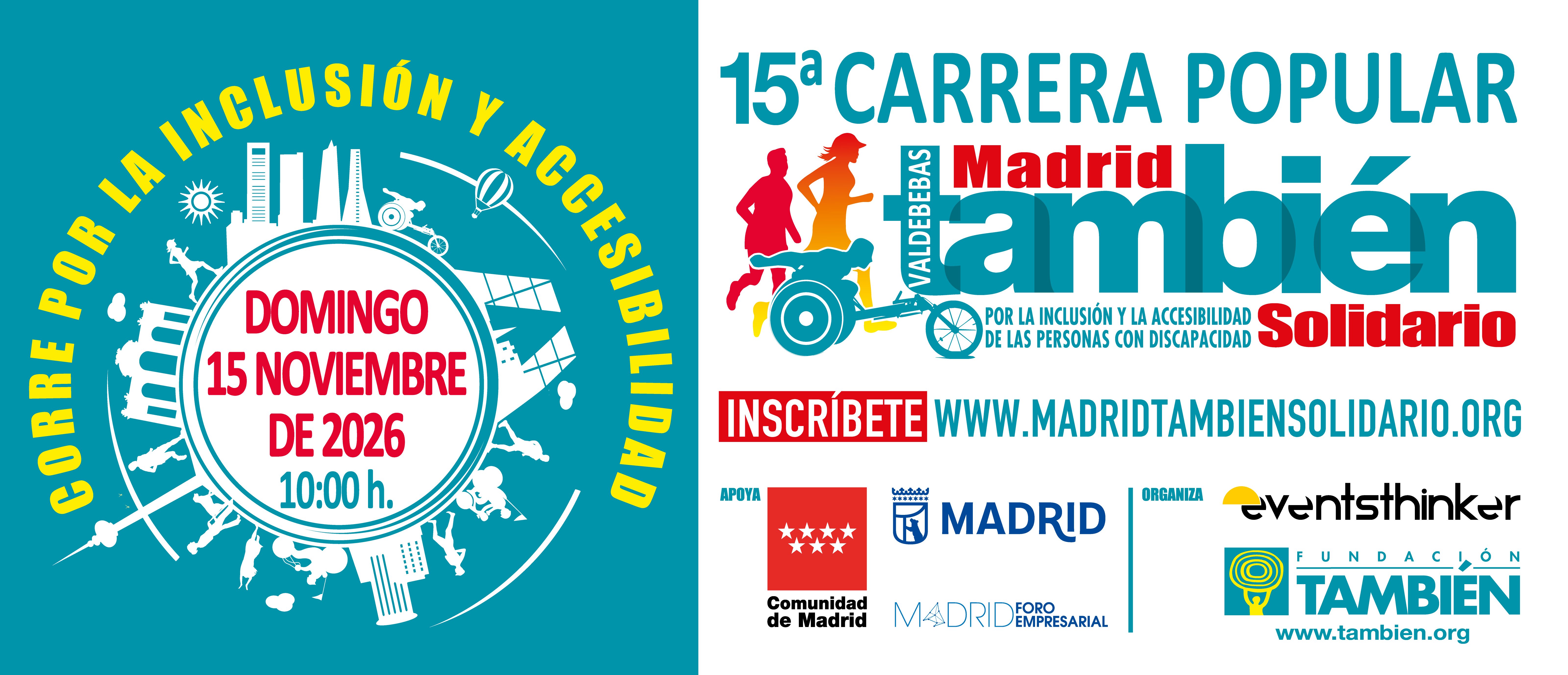 15ª CARRERA POPULAR MADRID TAMBIÉN SOLIDARIO