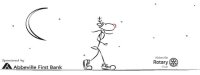17th Annual Abbeville Rotary Club Reindeer Run Logo