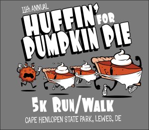 17TH HUFFIN' FOR PUMPKIN PIE 5K RUN & 1M WALK Logo
