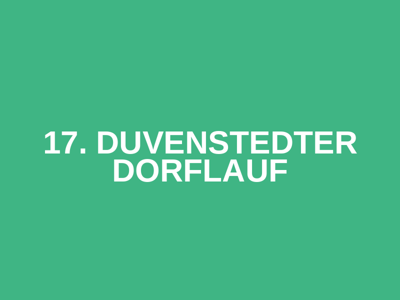 17. Duvenstedter Dorflauf Logo
