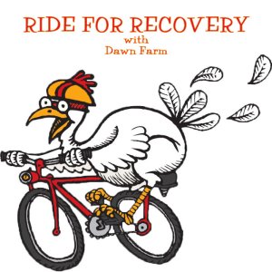 17th Annual Ride for Recovery by Dawn Farm Logo