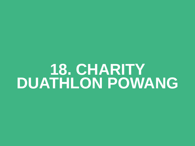 18. Charity Duathlon Powang Logo