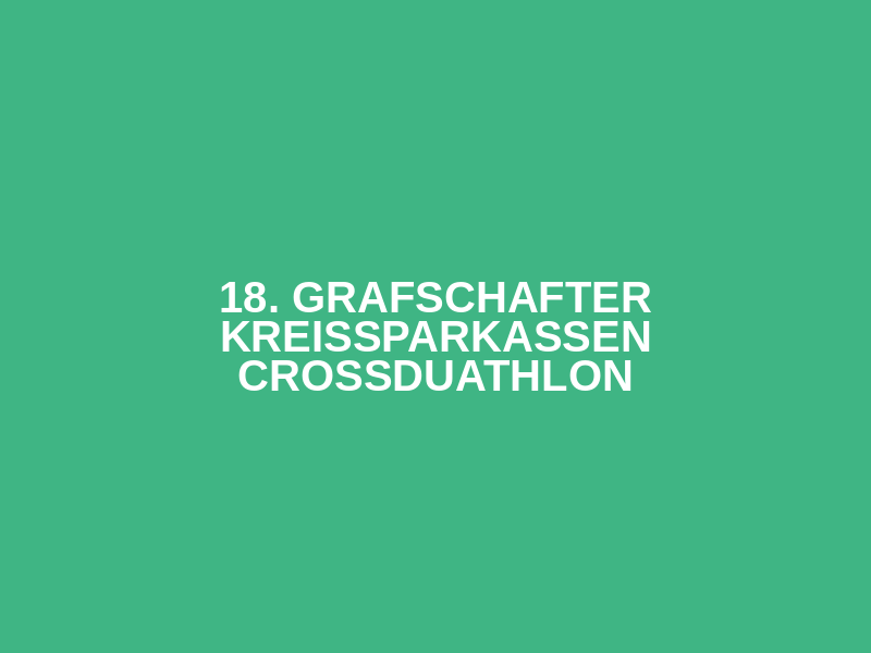 18. Grafschafter Kreissparkassen Crossduathlon Logo