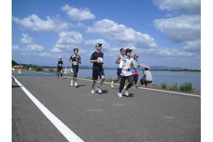 18th Watarase Yusuichi Half Marathon (第18回渡良瀬遊水地ハーフマラソン) Logo