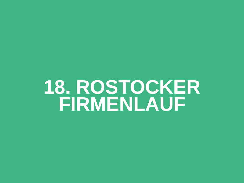 18. Rostocker Firmenlauf Logo
