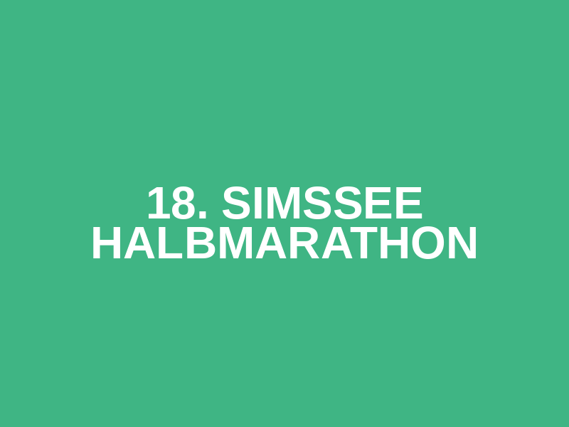 18. Simssee Halbmarathon