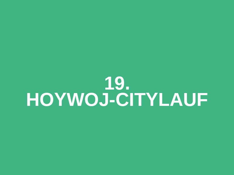 19. HOYWOJ-Citylauf Logo