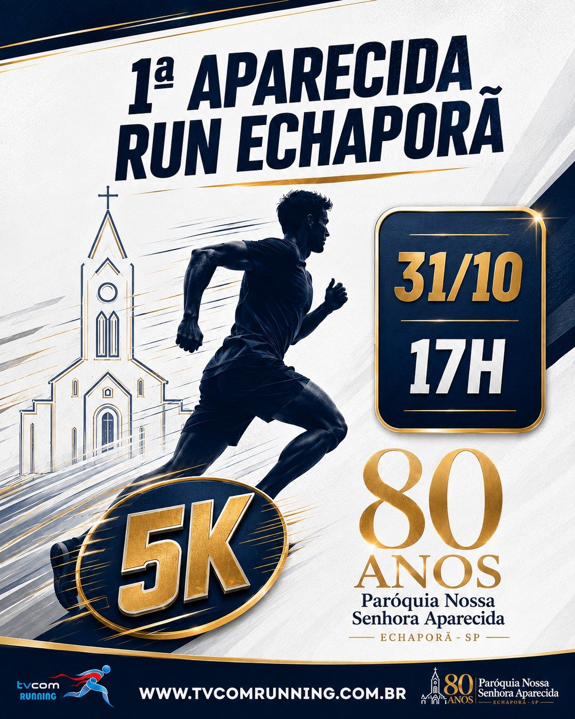 1ª APARECIDA RUN DE ECHAPORÃ SP Logo
