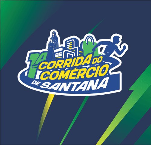 1ª CORRIDA DO COMÉRCIO DE SANTANA 2026 Logo