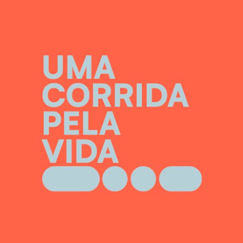 1ª CORRIDA PELA VIDA - DANDO O SANGUE Logo