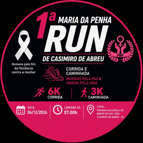1ª MARIA DA PENHA RUN DE CASIMIRO DE ABREU - RJ