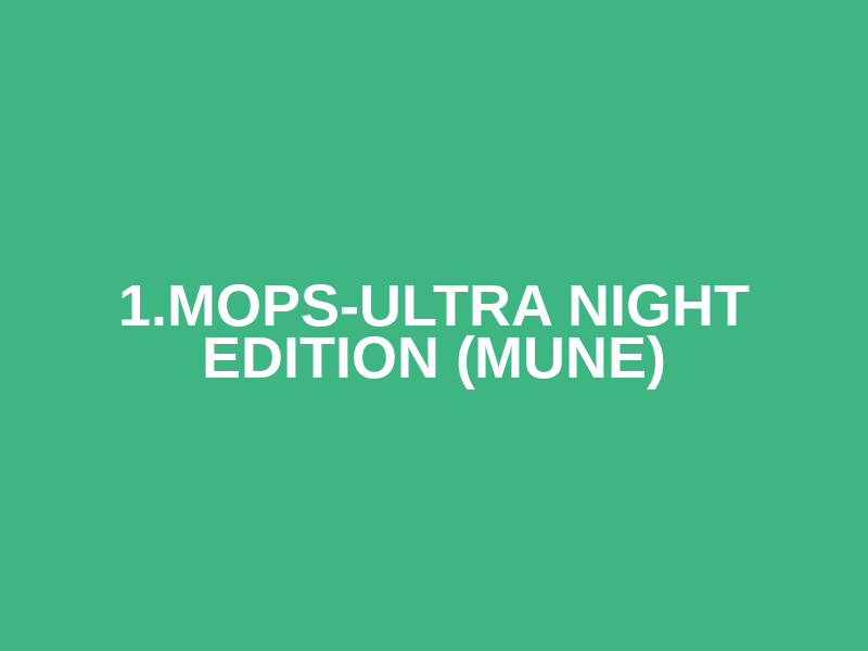 1.Mops-Ultra Night Edition (MUNE) Logo