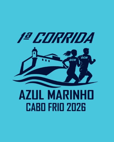 1º CORRIDA AZUL MARINHO CABO FRIO 2026 Logo