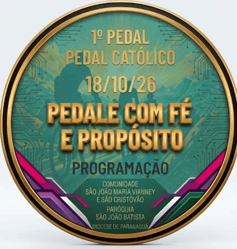 1º PEDAL "JESUS CRISTO É O CAMINHO" Logo