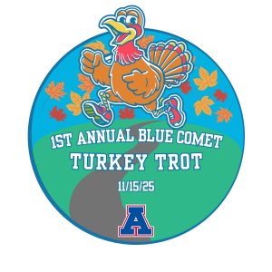 1st Annual Blue Comet Turkey Trot Logo