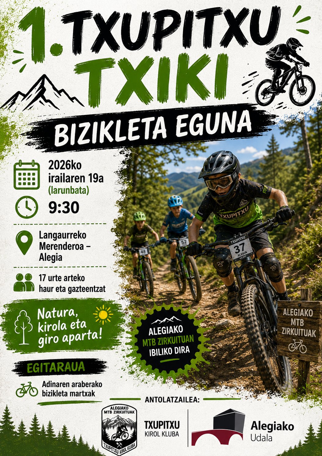 1.TXUPITXU TXIKI BIZIKLETA EGUNA Logo