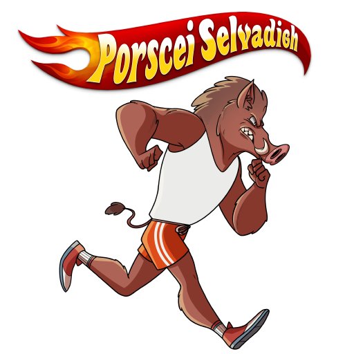 2. Red Run SVG Logo