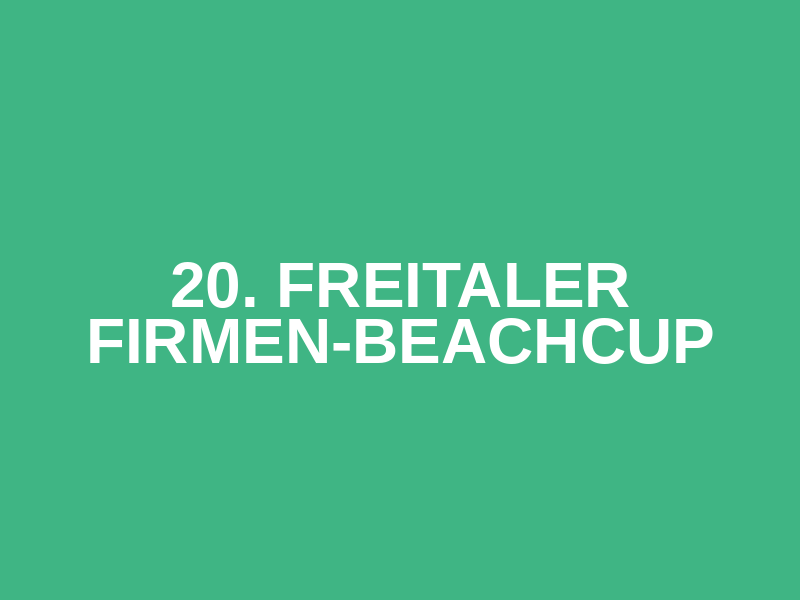 20. Freitaler Firmen-Beachcup Logo