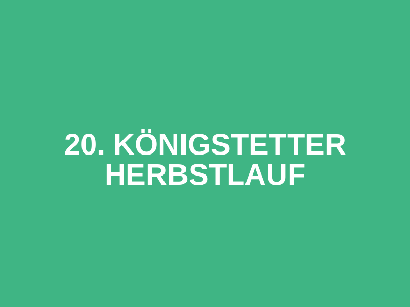 20. Königstetter Herbstlauf