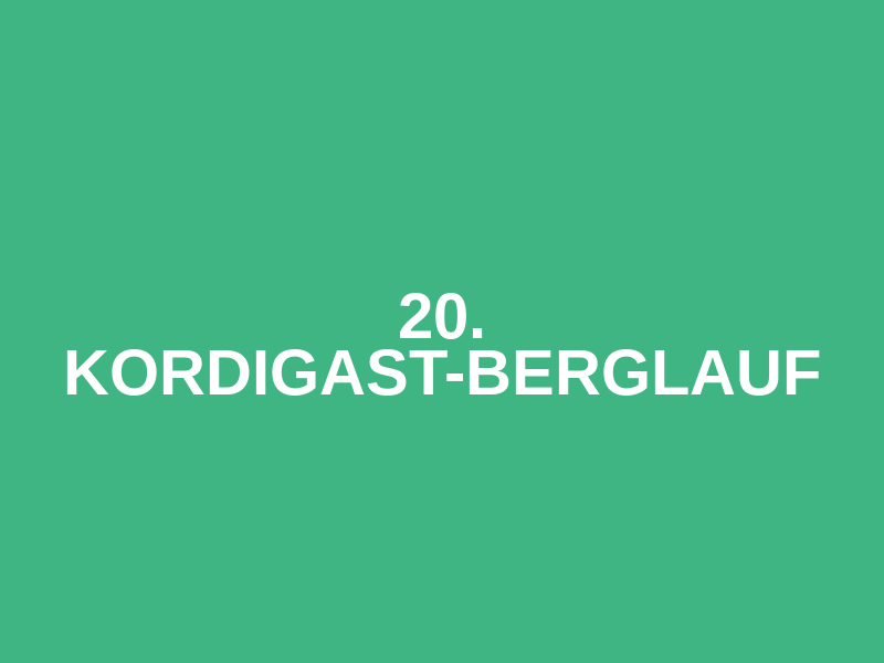 20. Kordigast-Berglauf