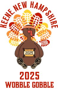 2026 Annual Keene Wobble Gobble 4-Mile Run/Walk Logo