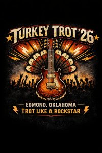 2026 Edmond Turkey Trot Logo