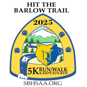 2025 Hit the Barlow Trail Run/Walk & Kid's Dash Logo