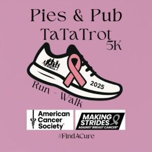 2026 Pies & Pub TaTa Trot 5k Logo