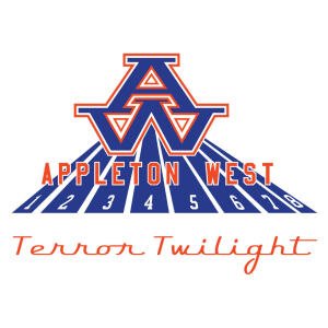 2025 Terror Twilight Track Meet presented by Appleton West High School Logo