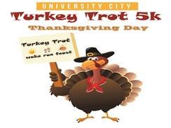 2026 UNIVERSITY CITY TURKEY TROT Logo