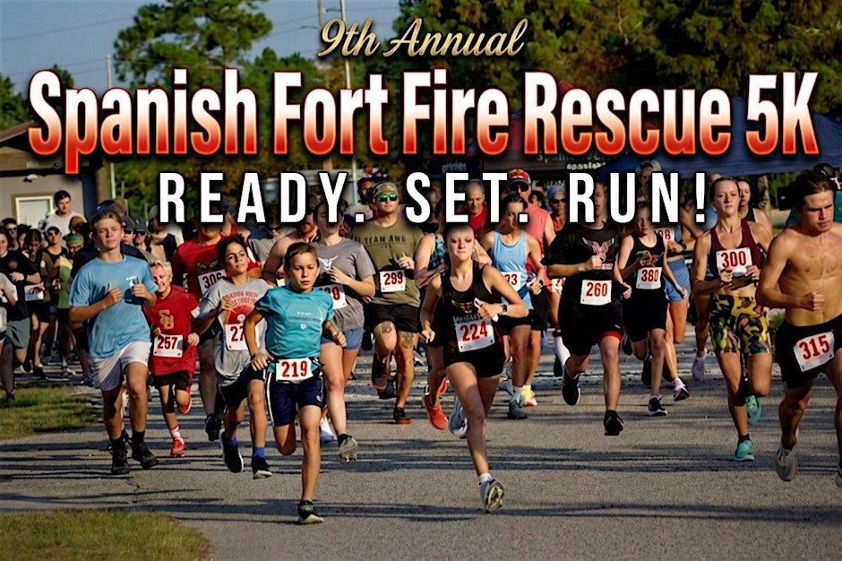 2026 9th Annual Spanish Fort Fire Rescue 5K Logo