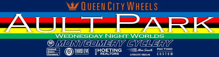 2026 Ault Park Points Race Series / QCW Queen City Wheels Logo