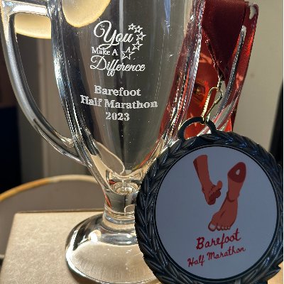 2026 Barefoot Half Marathon (13.1 miles) Logo